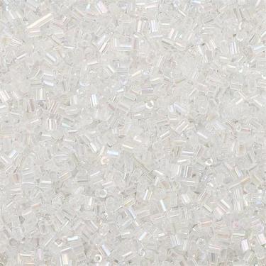 Imagem de 4200 peças/90 g contas de tubo de corneta, para fabricação de joias e pulseiras faça você mesmo, colar, brinco, contas espaçadoras de sementes de vidro soltas, mini contas de sementes, pequenas contas