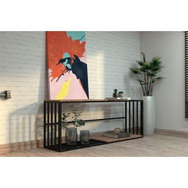 Imagem de Aparador de Ferro - Reevall, Amadeirado