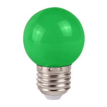 Imagem de Lâmpada bolinha colorida verde 1w 220v ctb