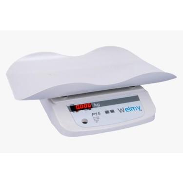 Imagem de Balança Baby Profissional Branca Até 15kg P15 Inmetro Welmy