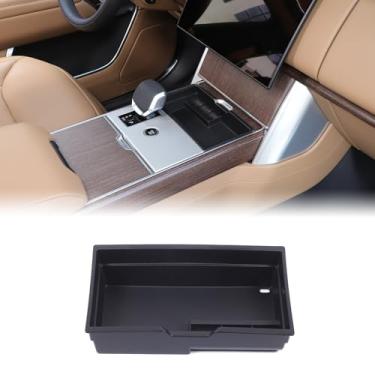 Imagem de Bekantogy Caixa de armazenamento para console central de carro compatível com Land Rover Range Rover Vogue 2023-2025 ABS Caixa de armazenamento de console central com organizador antiderrapante