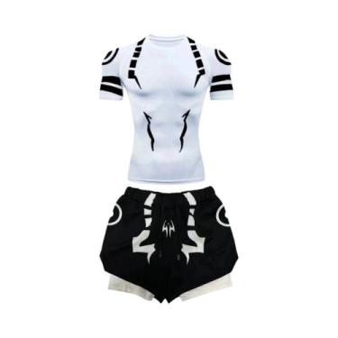 Imagem de Conjunto de Fitness Jujutsu Kaisen Masculino - Camisa 3D de Secagem Rá