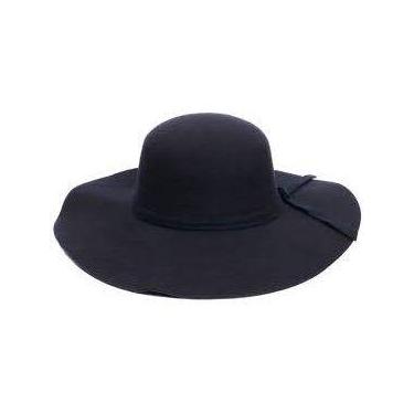 Imagem de Chapéu Floppy De Feltro Aba Maleável COM LACINHO moda europeu - oem, P