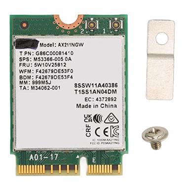 Imagem de GRCFUMO 1 PC M2 CARTA DE REDE, CARTÃO ADAPTADOR REDE, AX211NGW M.2 TENAS E CNVIO 2 Frequência tripla 802 11ac BT5.2 WIFI WILE WIFI Card para 10