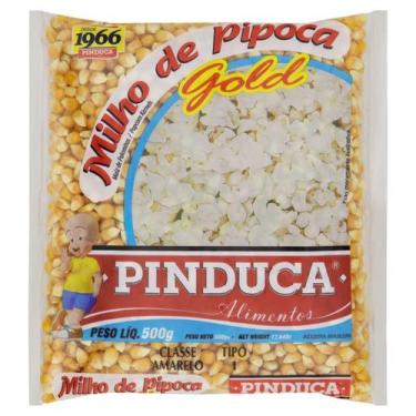 Imagem de Kit c/ 4 Milho para Pipoca Tipo 1 Pinduca Gold 500g