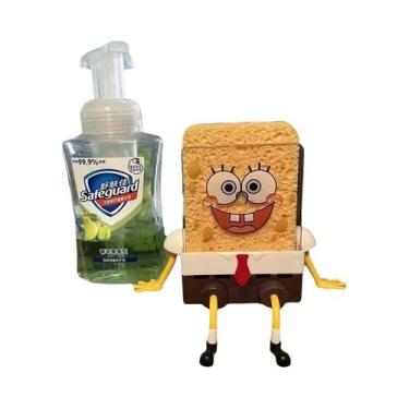 Imagem de SpongeBob SquarePants Escova De Lavar Louça Esponja Reutilizável Esfre
