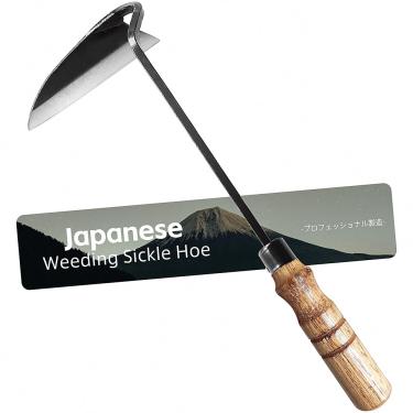 Imagem de ZOOM.LZ Enxada japonesa de foice, ferramenta de jardim de foice, ferramenta de grama manual, ferramenta de remoção de ervas daninhas para jardinagem com borda de lâmina de aço afiada de alto carbono