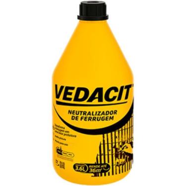 Imagem de Neutralizador De Ferrugem De 3,6 Litros - 121797 - VEDACIT