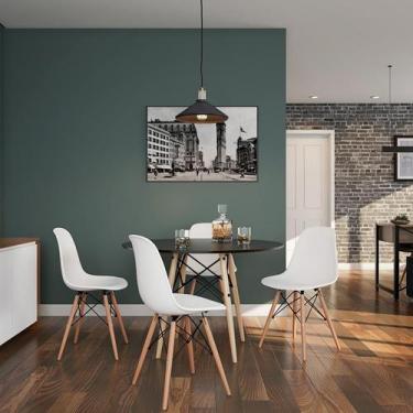 Imagem de Conjunto com 4 Cadeiras Chester Branco - Mobly