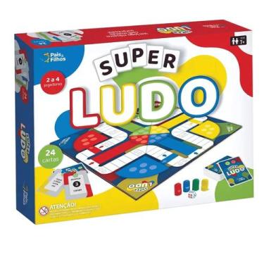 Imagem de Jogo de Tabuleiro Super Ludo - Pais e Filhos - PAIS E FILHOS (GALA)