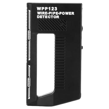Imagem de Detector de energia de tubo de arame, localizador de pino de alerta ajustável, scanner de detector de parede de alta sensibilidade, localizador de pinos de metal de plástico de 14,7 x 7,9 cm com alça