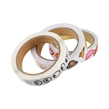 Imagem de BESPORTBLE 3Rolos Adesivos de Olhos Nariz e Boca Menino de Etiquetas Autoadesivas e Artesanato DIY Criatividade e Decoração de Faces