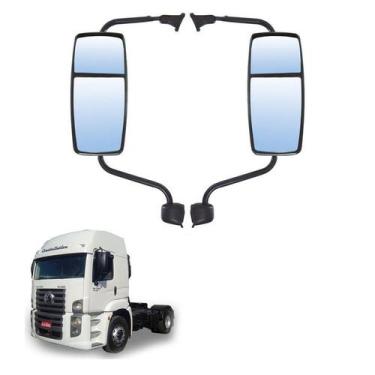 Imagem de Conjunto Retrovisor Completo Vw Constellation Par LD LE Bip - Globo