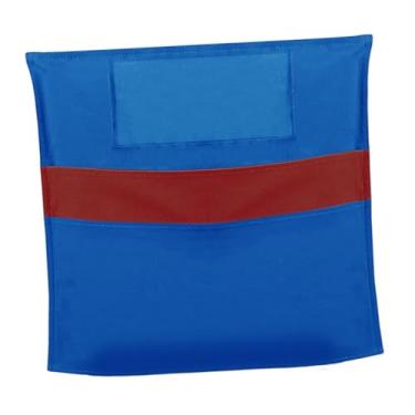 Imagem de WeiLaiKeQi Bolsos para cadeiras para sala de aula, organizador de materiais escolares com encosto de cadeira, bolsos para assentos domésticos, bolsa para cadeira, Azul Claro