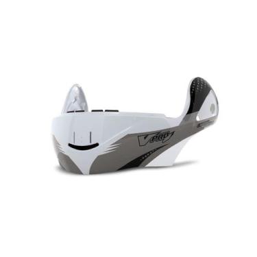 Imagem de Queixeira Sem Viseira Capacete Pro Tork V-pro Jet 2 Carbon, BRANCO - C