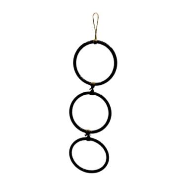 Imagem de Bothyi Anéis de escalada para cobras, brinquedo de escalada, tanque de répteis, decoração de gaiola, suprimentos para caranguejos eremitas, acessórios para, Preto