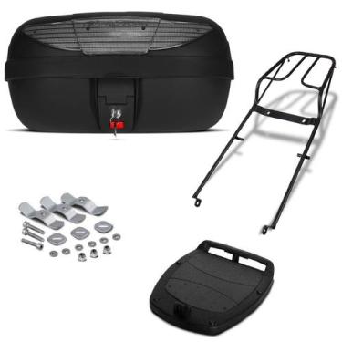 Imagem de Bau 45 Litros Pro Tork + Bagageiro Sundown Hunter, CRISTAL, SUNDOWN HU