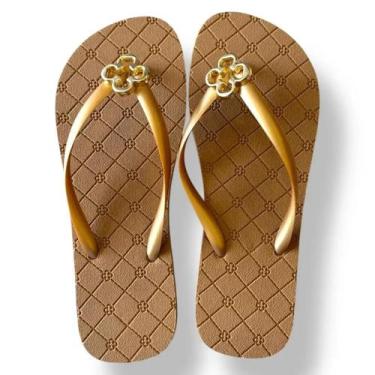 Imagem de Chinelo capodarte 4015042, Ouro, 39/40
