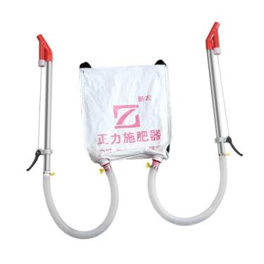 Imagem de WeiLaiKeQi Distribuidor de fertilizantes granulares, aplicação de esterco para áreas externas, ferramenta de fertilização eficiente de grande capacidade para, Tubo Duplo de Metal