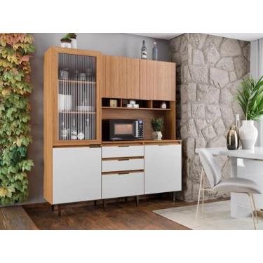 Imagem de Armário de Cozinha 5 Portas 3 Gavetas Superiore - Batrol Móveis