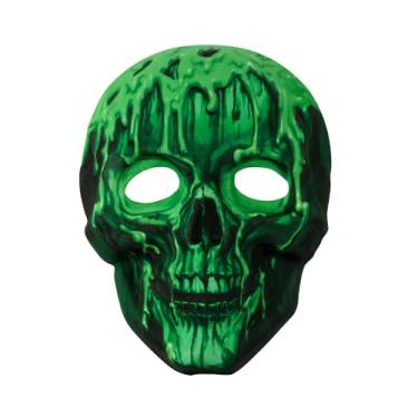 Imagem de Vocoliday 1Pcs Halloween Skull Mask Skeleton Mask for Halloween Carnival Costume Party Accessory (Green)