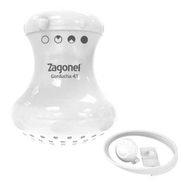 Imagem de Ducha Multitemperatura Gorducha 4T 5700W 220V Branco Zagonel