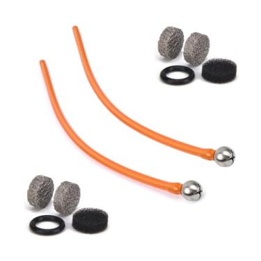 Imagem de Tucool Racing Kit de substituição de canhão de espuma – Tubo de sucção de silicone de 24 cm com 2 bolas de filtro de aço inoxidável e filtro de malha, conector de cobre atualizado, serve na maioria