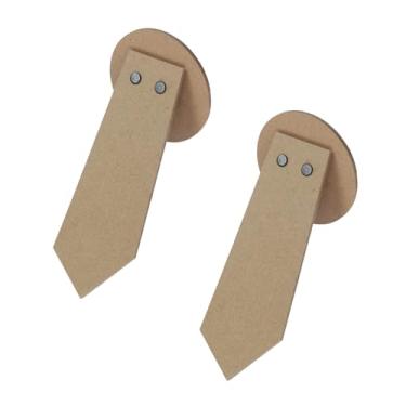 Imagem de Crapyt 2 peças de cavalete traseiro, porta-retratos de papel kraft para suporte vertical ou horizontal de molduras de 12,7 cm × 17,8 cm, para artesanato DIY, exposições de galeria