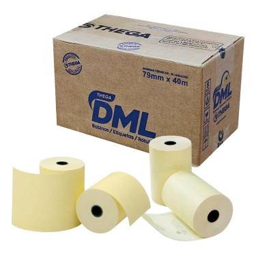 Imagem de Bobina Térmica para ECF - 80mm x 40m - DML - Caixa 30 Unidades