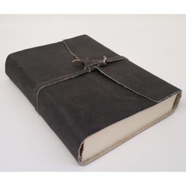 Imagem de Diários de Viagem em Couro Caderno Grande 200 Folhas