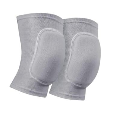 Imagem de Dynwave 2 peças protetores de joelho para basquete, joelheiras versáteis, suporte de proteção para ciclismo, academia, vôlei, escalada, Cinza