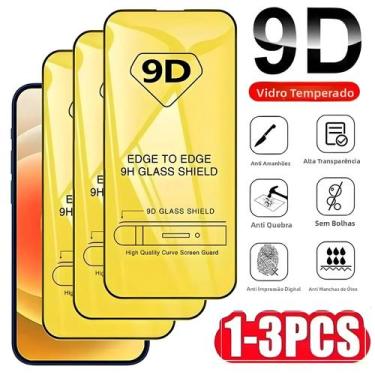 Imagem de Protetor De Tela De Vidro Temperado 9D Para Xiaomi Redmi Note 13 12 11