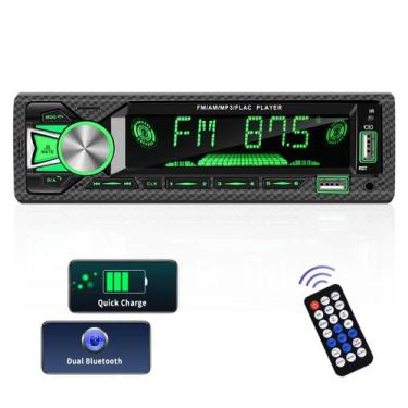 Imagem de Rádio FM Bluetooth Single Din AmPrime SWM-7805