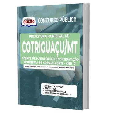 Imagem de Apostila Cotriguaçu Mt - Motorista De Grande Porte - Cnh D - Apostilas