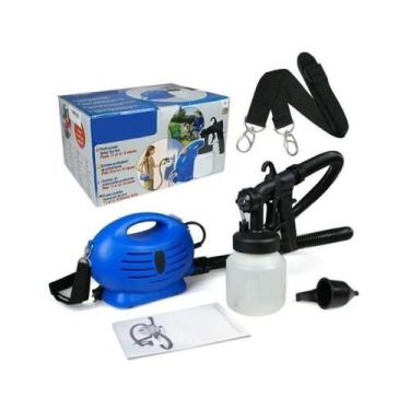 Imagem de Pistola De Pintura Pulverizadora De Tinta Verniz 110v 650w Cor Azul - 