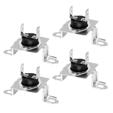 Imagem de Pacote com 4 fusíveis térmicos de termostato para secadora 6931EL3003D para secadora substitui a peça AP4440975 PS3530485 DLEX2501W DLE5955W da Romalon compatível com secadores L.G Ken-more DLE0332W