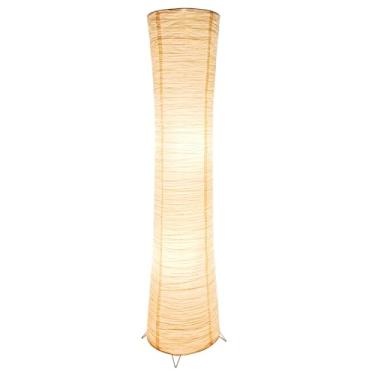 Imagem de Candeeiro de chão de papel para sala de estar, lâmpada de pé de papel e cromada, decoração de quarto, lanterna festival, mesa de cabeceira, quarto, cômoda, sala de estar, quarto infantil, faculdade