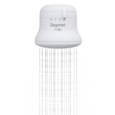 Imagem de Ducha ideale plus 4 temperatura branco 5500w 127v - zagonel, Branco, 5