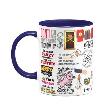 Imagem de Caneca Icons Moments - The big bang theory - B-blue navy