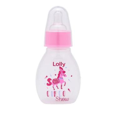 Imagem de Mini Mamadeira Lolly Tip Silicone Redondo Rosa 50ml