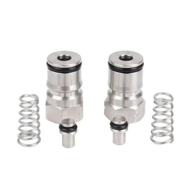 Imagem de Poste e gatilho com trava de esfera de aço inoxidável 304 para barril Cornelius, roscas de 19/32"-18 e 9/16"-18, encaixe para gás e líquido homebrew(19/32 Gas+Liquid)