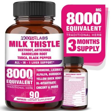 Imagem de Suplemento de suporte hepático Nootrilabs Naturals 90 cápsulas veganas