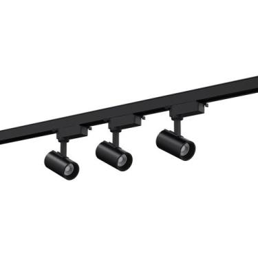 Imagem de Trilho Eletrificado com 3 Spots Led Up Blumenau 15W Bivolt, 3000K - Lu