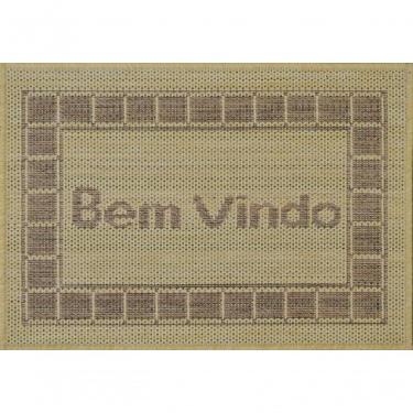 Imagem de Mini Capacho Sisal Look Bem Vindo 007 Arena 040x060 Cm