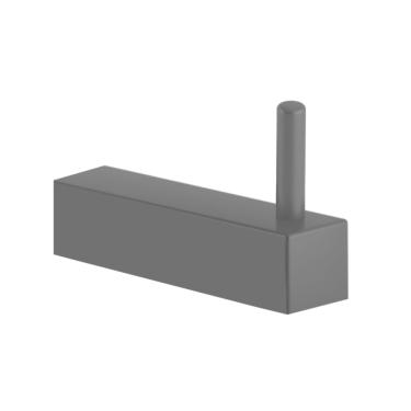 Imagem de Cabide Preto Fosco Suporte Para banheiro Troia