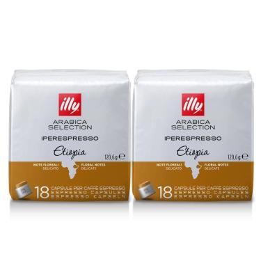 Imagem de 36 Cápsulas, Café Selection, Etiopia Illy Iperespresso