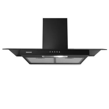 Imagem de Depurador E Exaustor Vidrio Preto 90Cm Dpv92Pt Suggar 220V