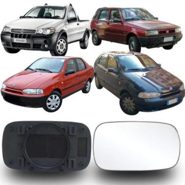 Imagem de Lente Espelho Retrovisor Palio Strada Siena 1996 até 2000 Uno 1995 até