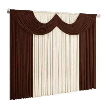 Imagem de Cortina Paris 3 Metros - Tabaco Palha