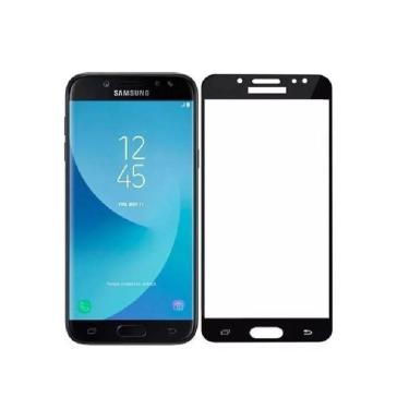 Imagem de Película De Vidro 3D 4D 5D Para Galaxy J7 Pro J730 - Preta